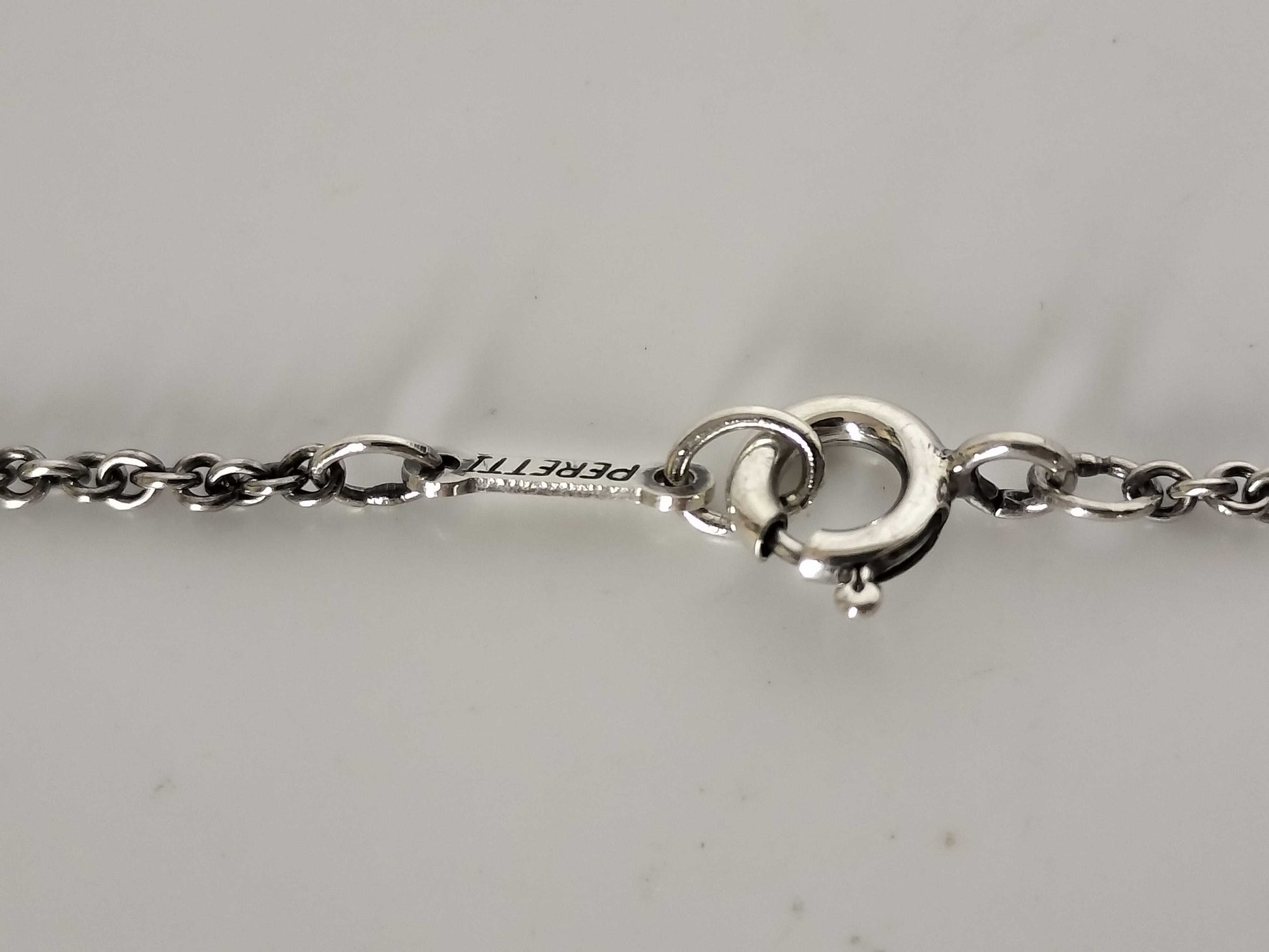 Tiffany & Co. Open Heart Tiffany Necklace, Large Open Heart, Ag925 Necklace