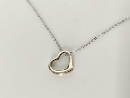 Tiffany & Co. Open Heart Tiffany Necklace Open Heart Ag925 Necklace