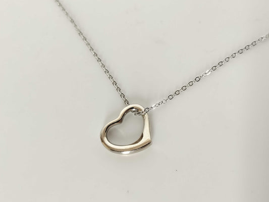 Tiffany & Co. Open Heart Tiffany Necklace Open Heart Ag925 Necklace