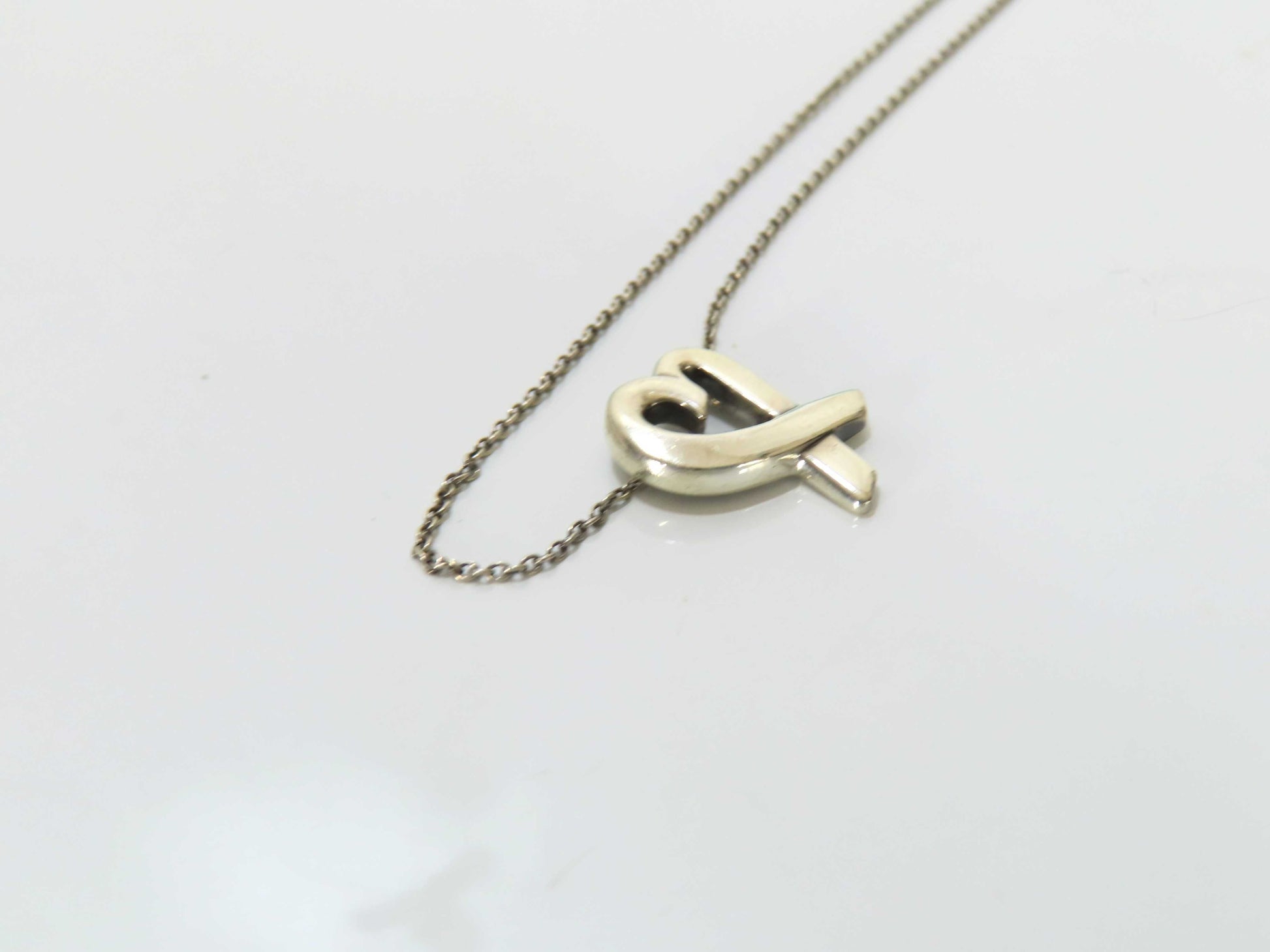 Tiffany & Co. Loving Heart Tiffany Necklace Loving Heart Paloma Picasso Ag925 Necklace