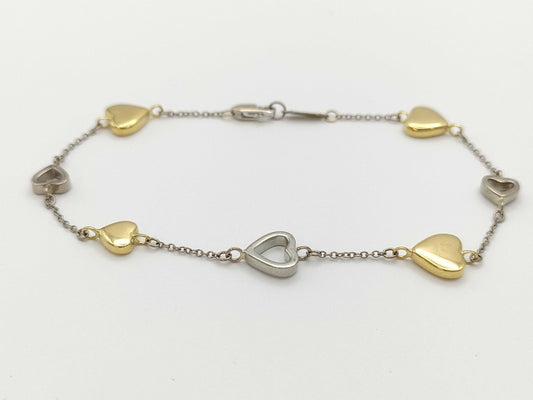 Tiffany & Co. Heart 750 7.9g Bracelet/Bangle 