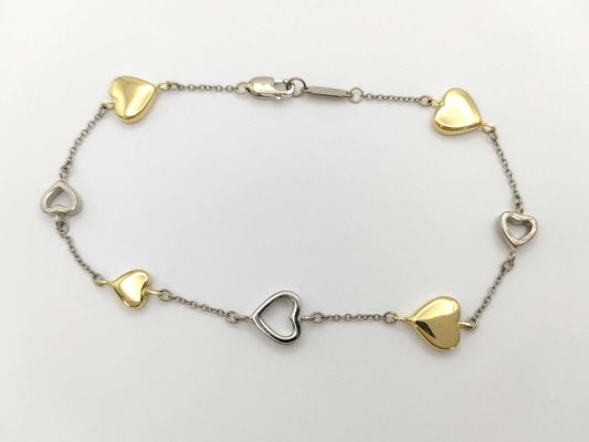 Tiffany & Co. Heart 750 7.9g Bracelet/Bangle 