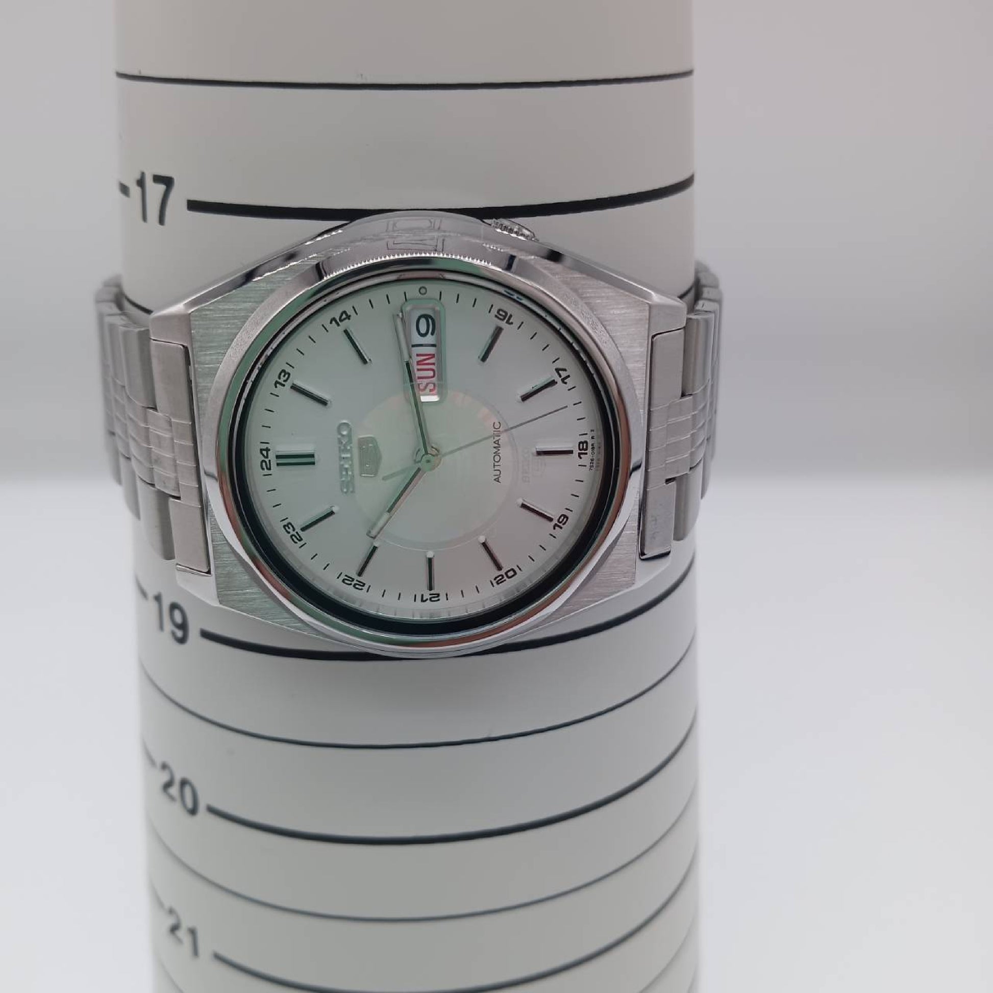 SEIKO Seiko Five 72S6-8760 025534 White Dial Automatic Men's Watch