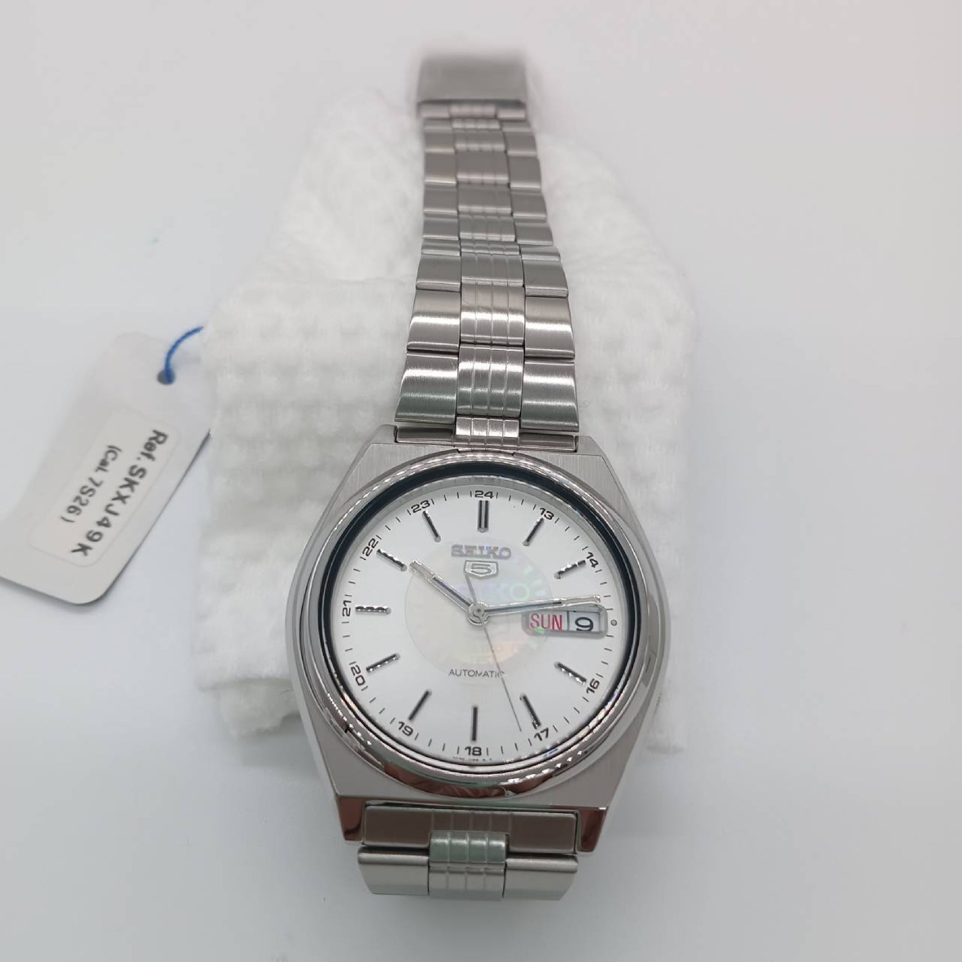 SEIKO Seiko Five 72S6-8760 025534 White Dial Automatic Men's Watch