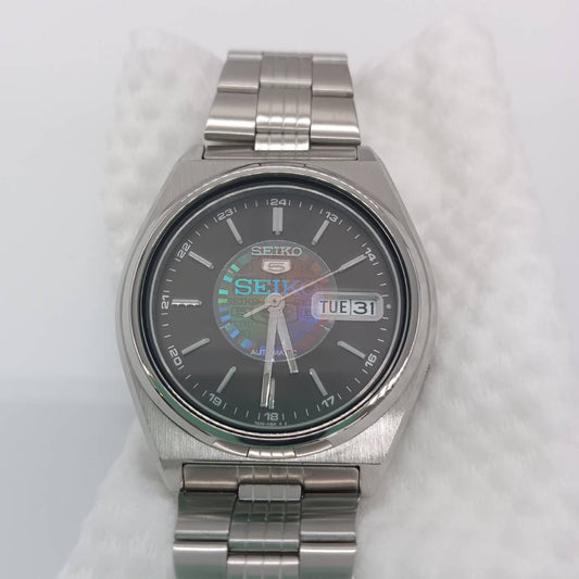 SEIKO 5 72S6-8760 021326 Black Dial Automatic Men's Watch
