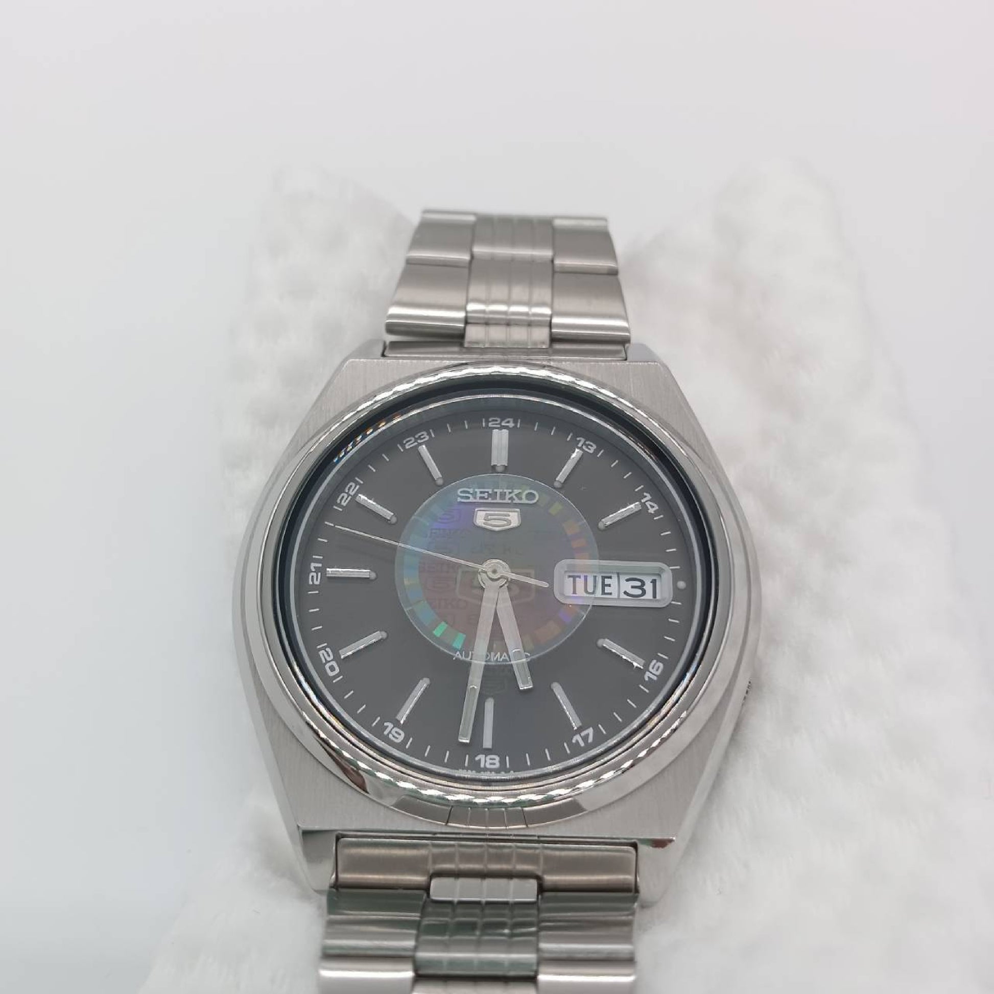 SEIKO 5 72S6-8760 021326 Black Dial Automatic Men's Watch