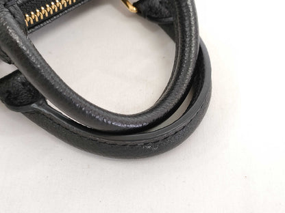 LOUIS VUITTON Monogram Empreinte LV Monogram Empreinte NanoSpeedy M82450 RFID Handbag