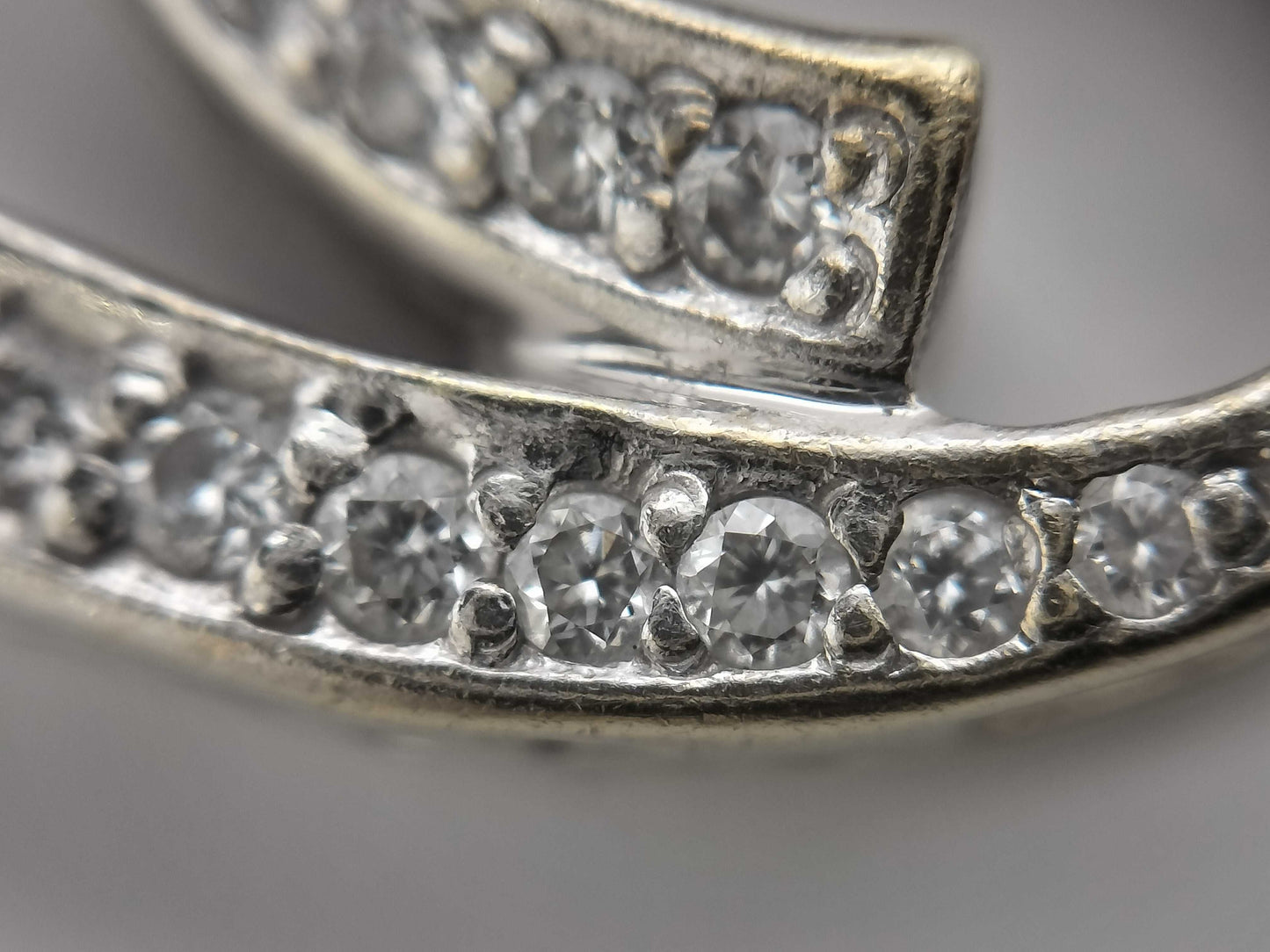 NOMBRE No.9 D0.18ct K18WG 2.7g Pendant Top 