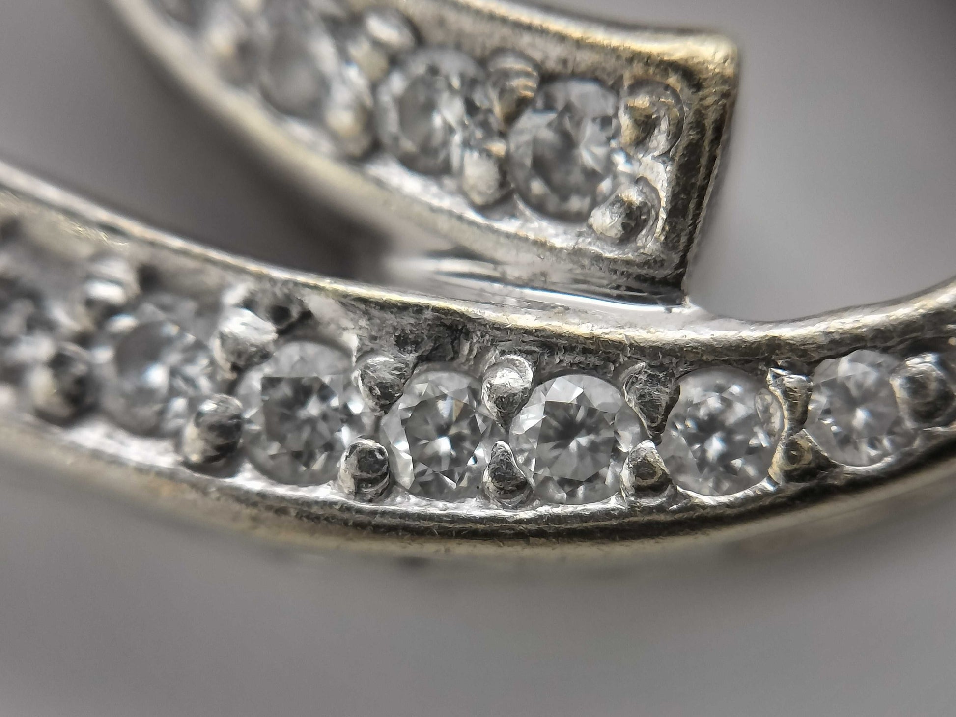 NOMBRE No.9 D0.18ct K18WG 2.7g Pendant Top 