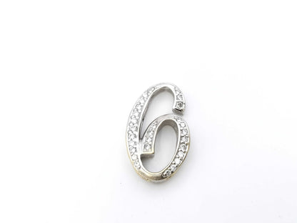 NOMBRE No.9 D0.18ct K18WG 2.7g Pendant Top 