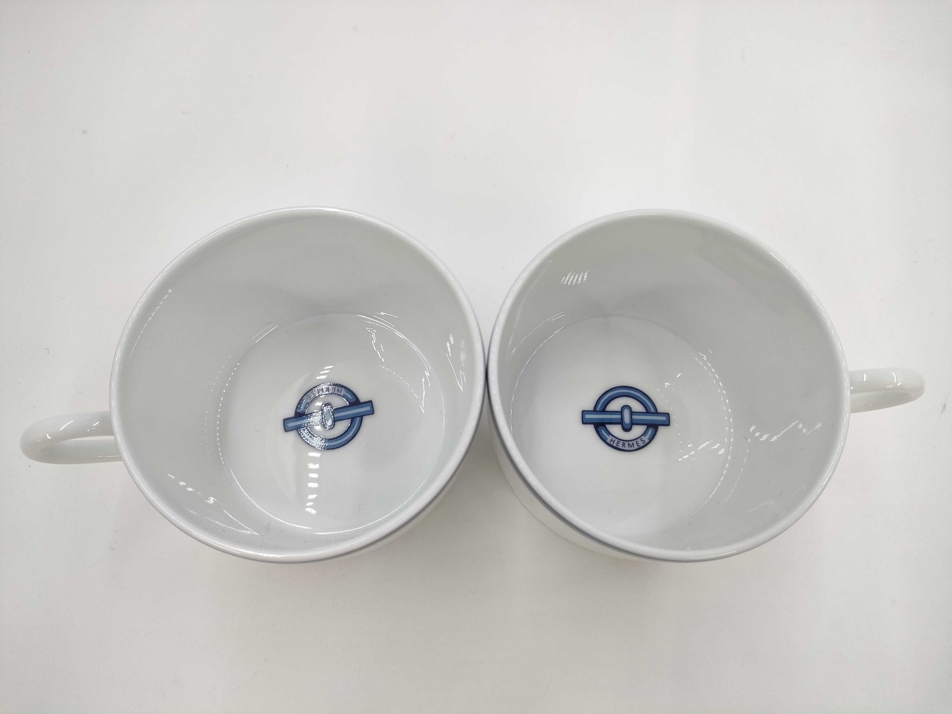 HERMES Chaine d'Ancre Cup and Saucer Set of 2