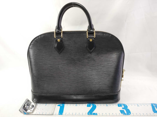 LOUIS VUITTON Epi Alma Noir Handbag