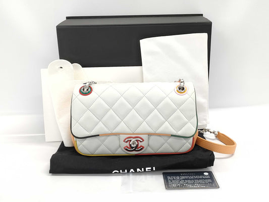 CHANEL CHANEL Matelasse Multicolor Chain Shoulder Bag