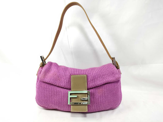 FENDI Mamma Bucket Knit Shoulder Bag
