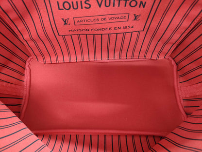 LOUIS VUITTON Damier Neverfull MM Tote Bag with Pouch