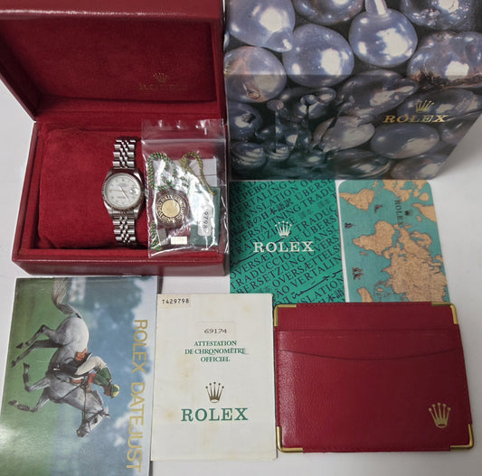 ROLEX 69174 T429798 White Dial Women's Watch
