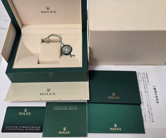 ROLEX Empty Box with New Warranty Other Accessories