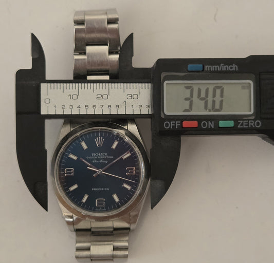 ROLEX 14000 P693792 Blue Dial Men's Watch