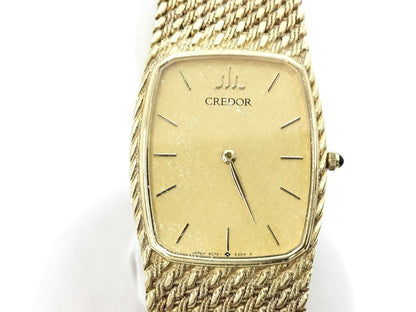 SEIKO Credor 4O0168 9570-5270-D Quartz K18 Unmoving Women's Watch