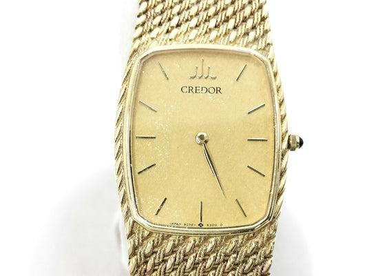 SEIKO Credor 4O0168 9570-5270-D Quartz K18 Unmoving Women's Watch