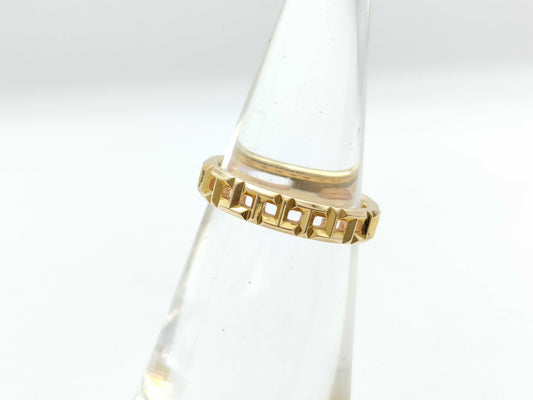 Tiffany & Co. T True Narrow Yellow Gold Au750 2.8g Ring 