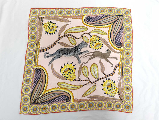 HERMES Carre 70 Savannah Dance Scarf with tag