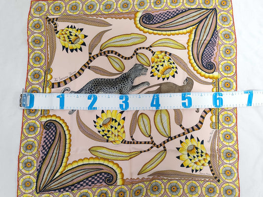 HERMES Carre 70 Savannah Dance Scarf with tag