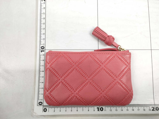 CHANEL Mini Pouch Leather Pink Pouch