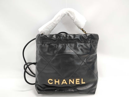 CHANEL Chanel 22 Mini Shiny Calfskin Black Shoulder Bag Regular Price: ¥838,200