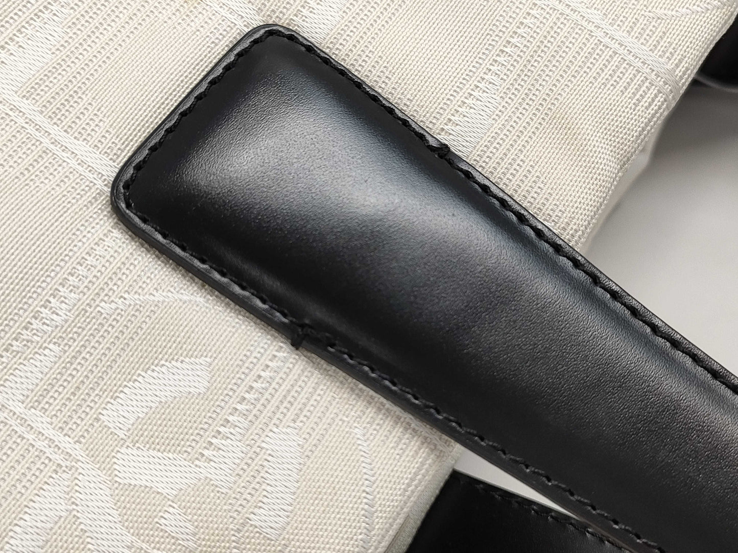 CHANEL New Travel Tote MM Nylon/Leather Black/Ivory Tote Bag