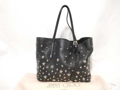 JIMMY CHOO JIMMY CHOO Tote Bag Leather Black 012NHY Tote Bag