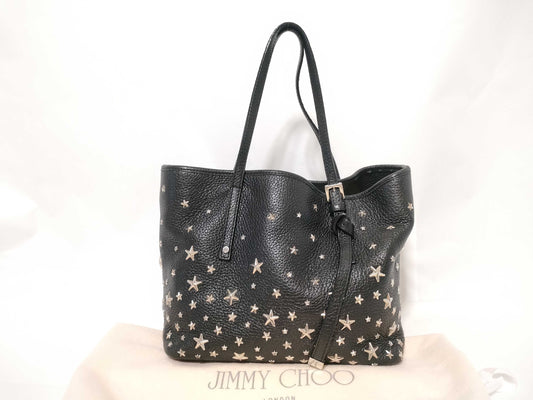 JIMMY CHOO JIMMY CHOO Tote Bag Leather Black 012NHY Tote Bag