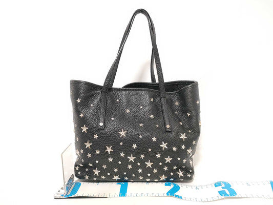 JIMMY CHOO JIMMY CHOO Tote Bag Leather Black 012NHY Tote Bag
