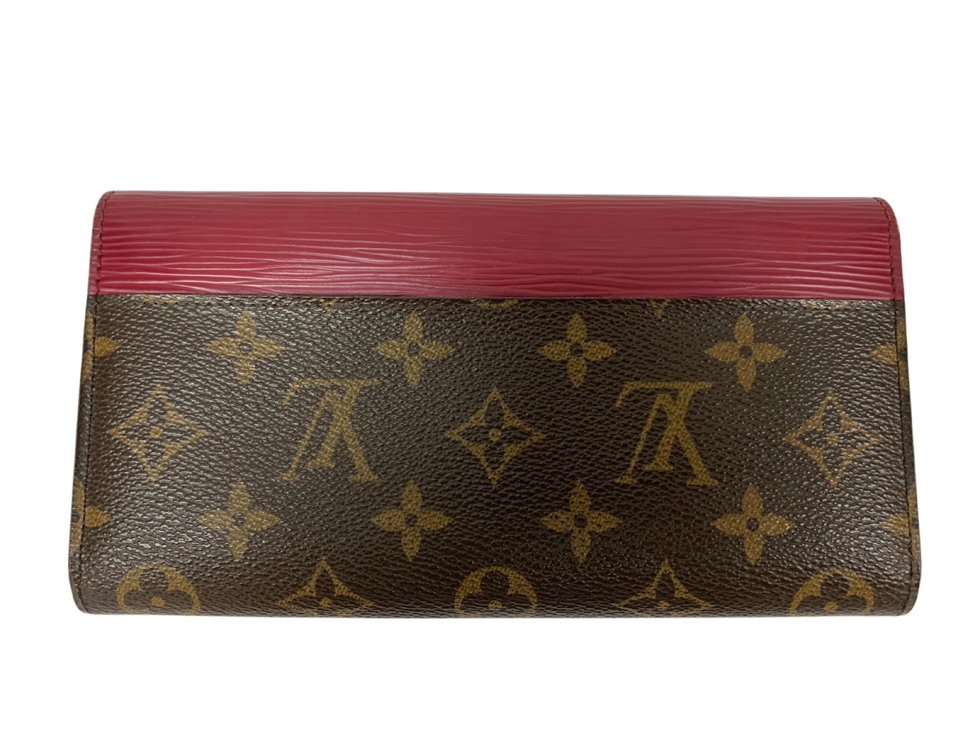 LOUIS VUITTON LOUIS VUITTON LOUIS VUITTON Louis Vuitton Monogram x Epi Marie Roulon Portefeuille M60498 CA0193 Wallet