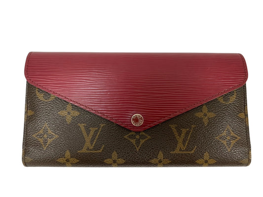 LOUIS VUITTON LOUIS VUITTON LOUIS VUITTON Louis Vuitton Monogram x Epi Marie Roulon Portefeuille M60498 CA0193 Wallet