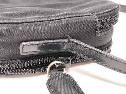 PRADA Nylon Prada Shoulder Bag Black Nylon Wallet