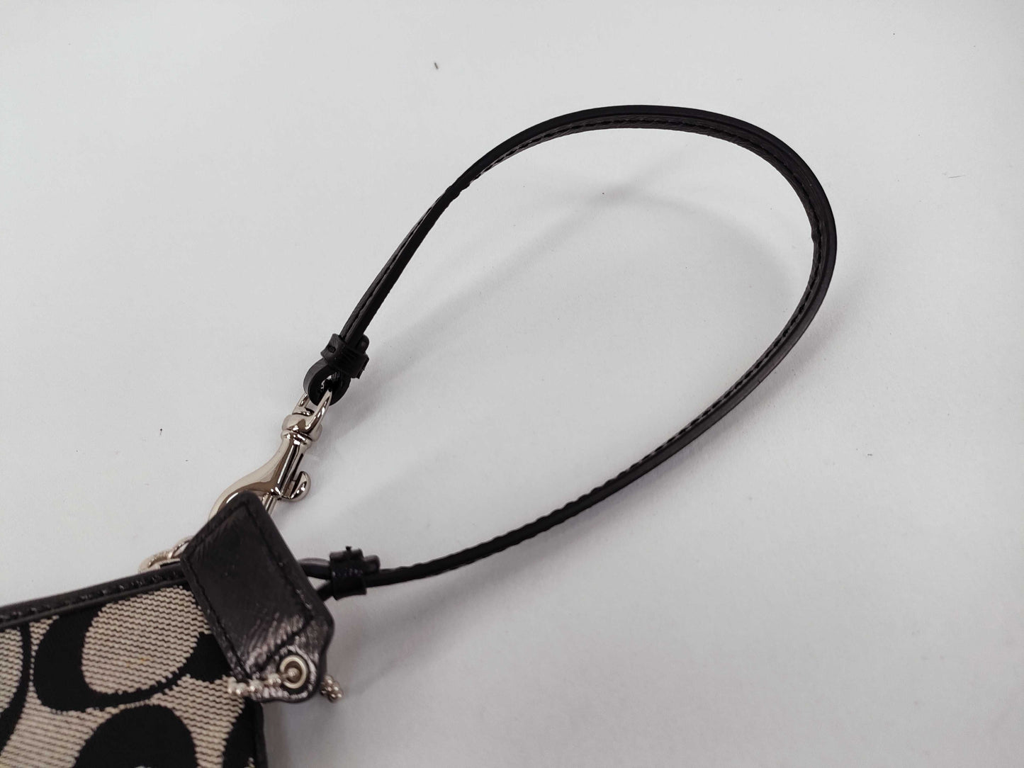 COACH Signature Coach Pouch Signature Handbag Black Handbag