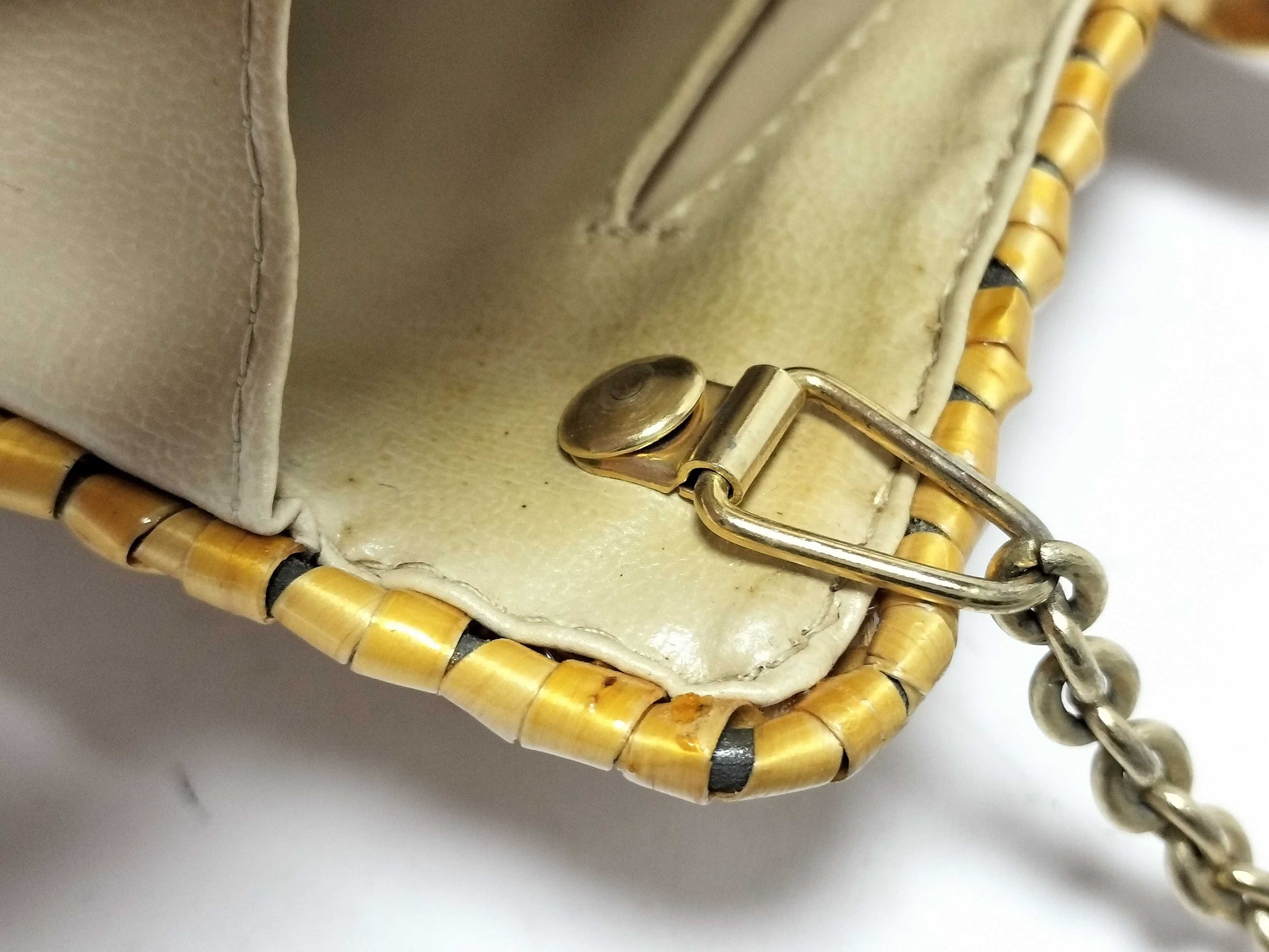 VALENTINO Basket Bag Chain Shoulder Bag Shoulder Bag