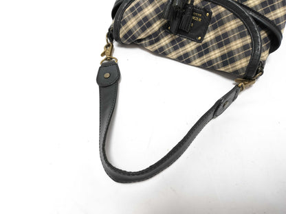 BURBERRY Handbag Tassel Black Shoulder Bag