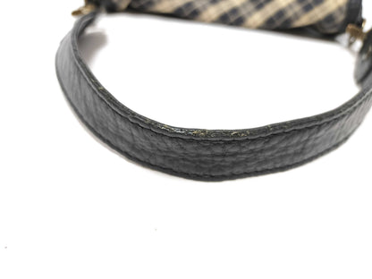 BURBERRY Handbag Tassel Black Shoulder Bag