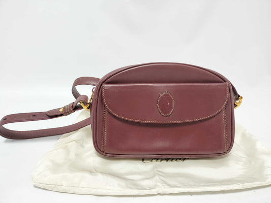 Cartier Must de Cartier Shoulder Bag Bordeaux Shoulder Bag