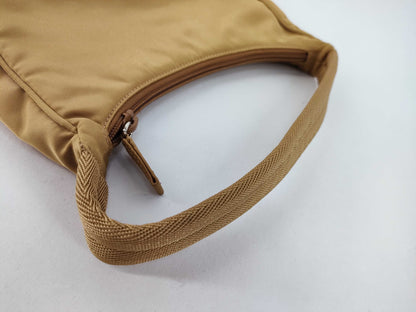 PRADA Nylon Prada Handbag Nylon Beige Handbag