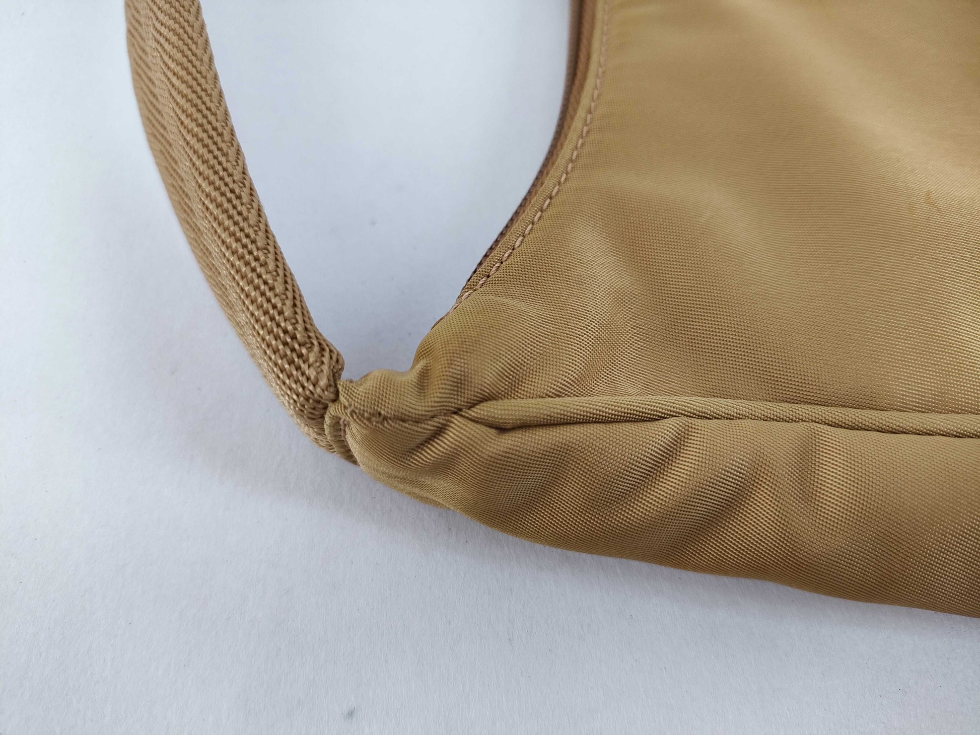 PRADA Nylon Prada Handbag Nylon Beige Handbag