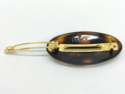 FENDI Fendi Barrette Tortoiseshell Hair Accessory
