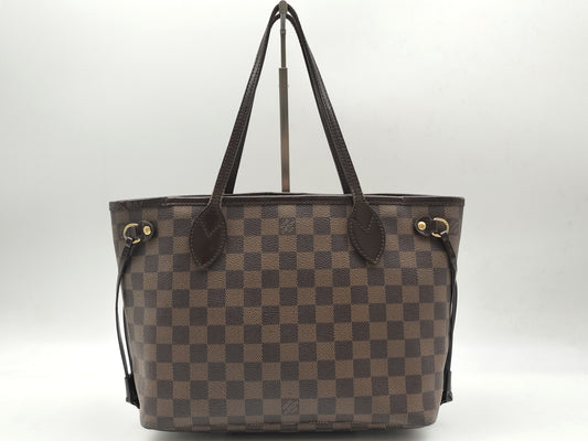 LOUIS VUITTON Damier Neverfull PM N51109 Tote Bag