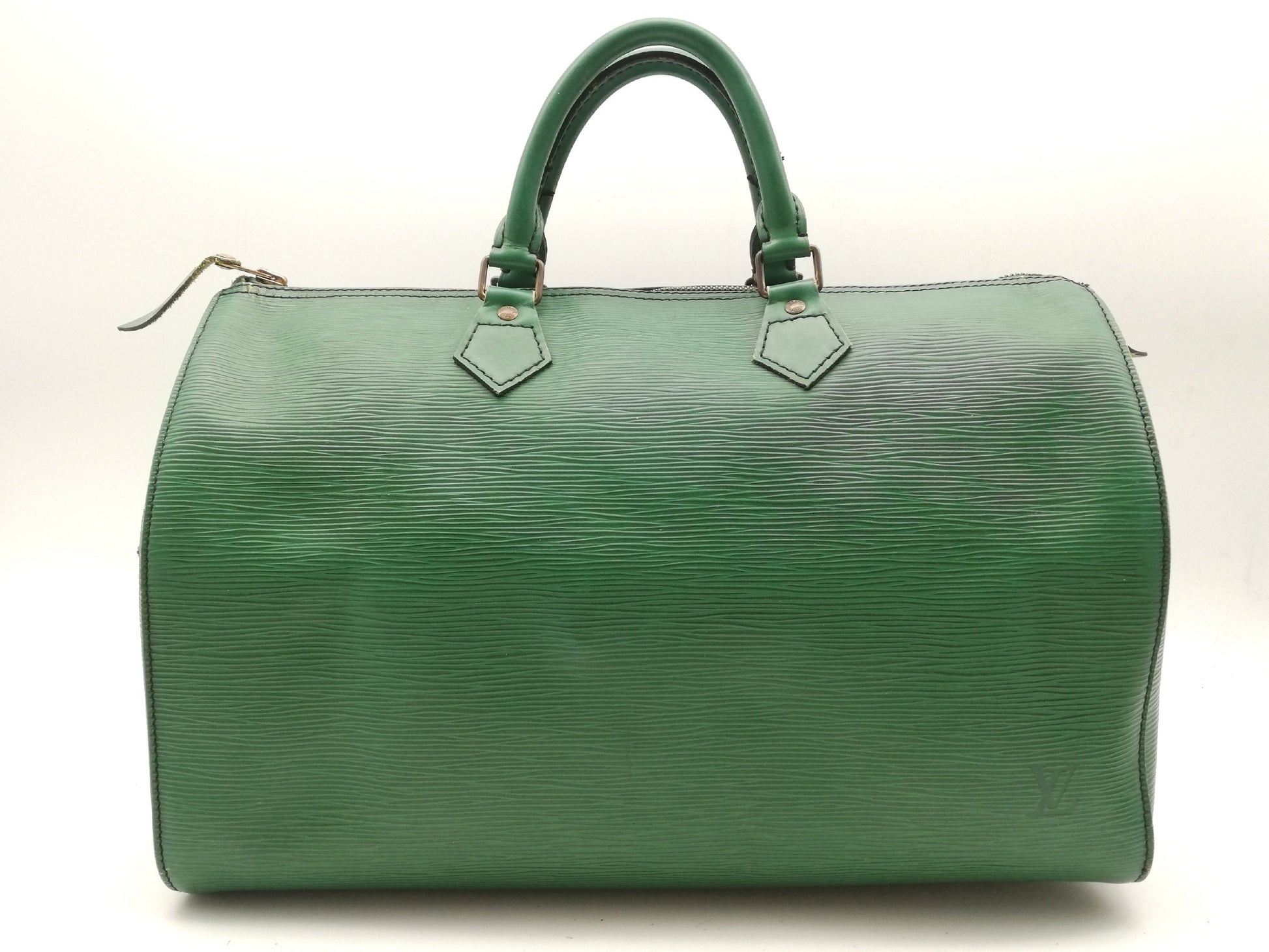 LOUIS VUITTON Epi Speedy 35 M42994 Green Handbag