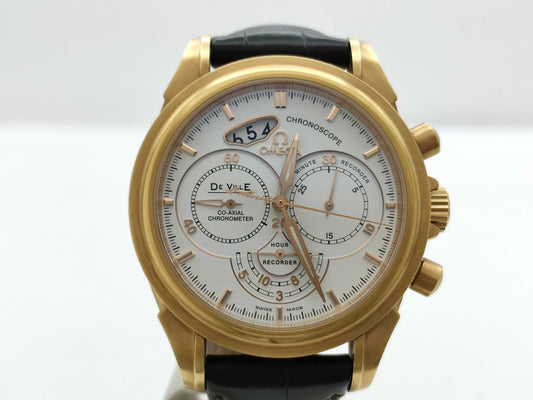 OMEGA De Ville Co-Axial Chronoscope Rattrapante 422.53.41.50.04.001 78525067 Automatic 18K Gold Men's Watch