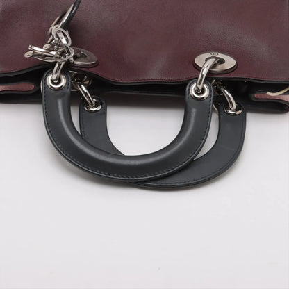 Dior Christian Dior Diorissimo Leather 2-Way Handbag