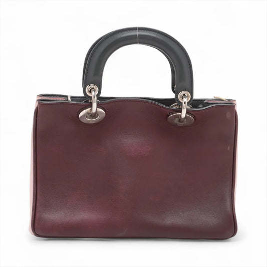 Dior Christian Dior Diorissimo Leather 2-Way Handbag