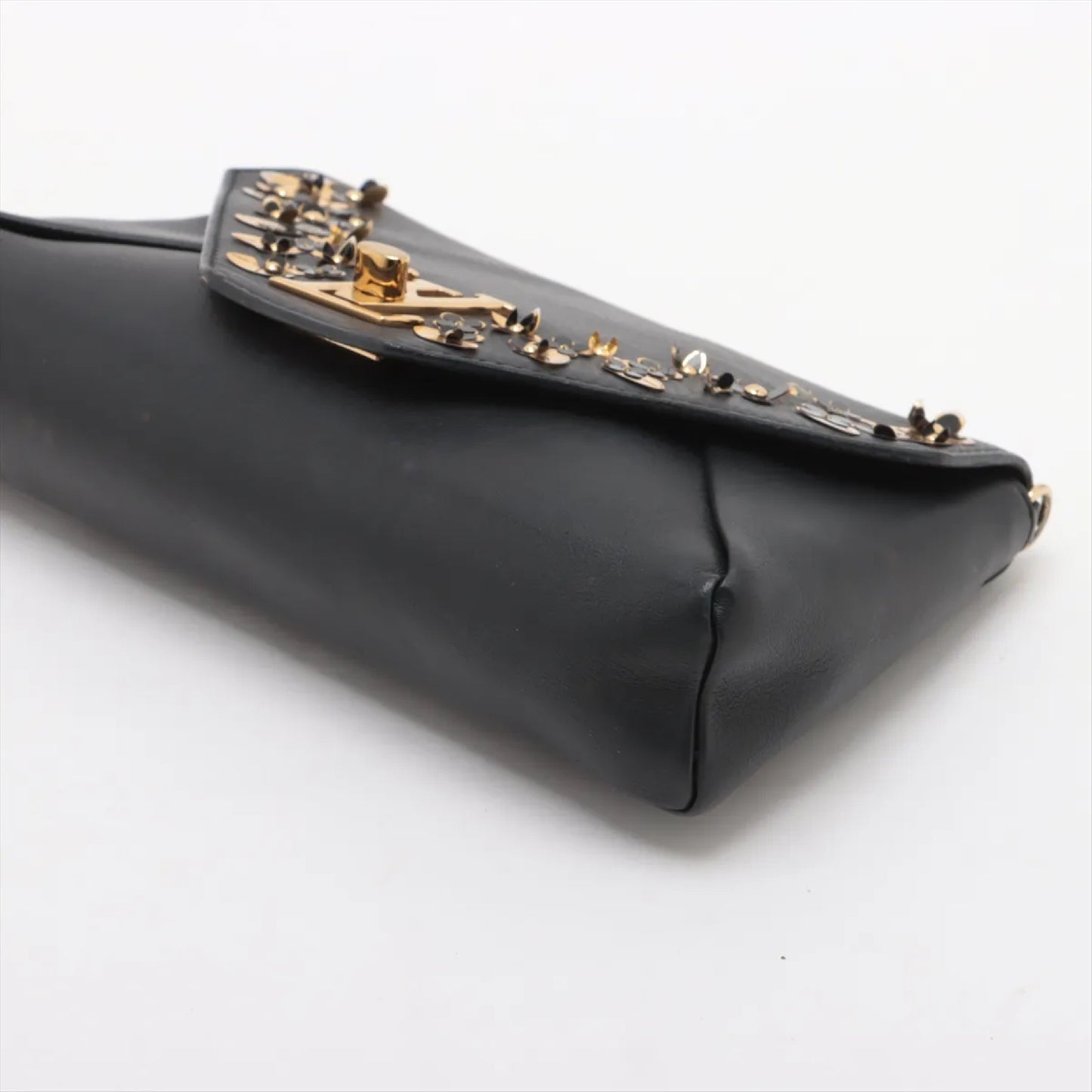 LOUIS VUITTON LOUIS VUITTON LV Logo x Taurillon Love Note Shoulder Bag M54873 AR2187